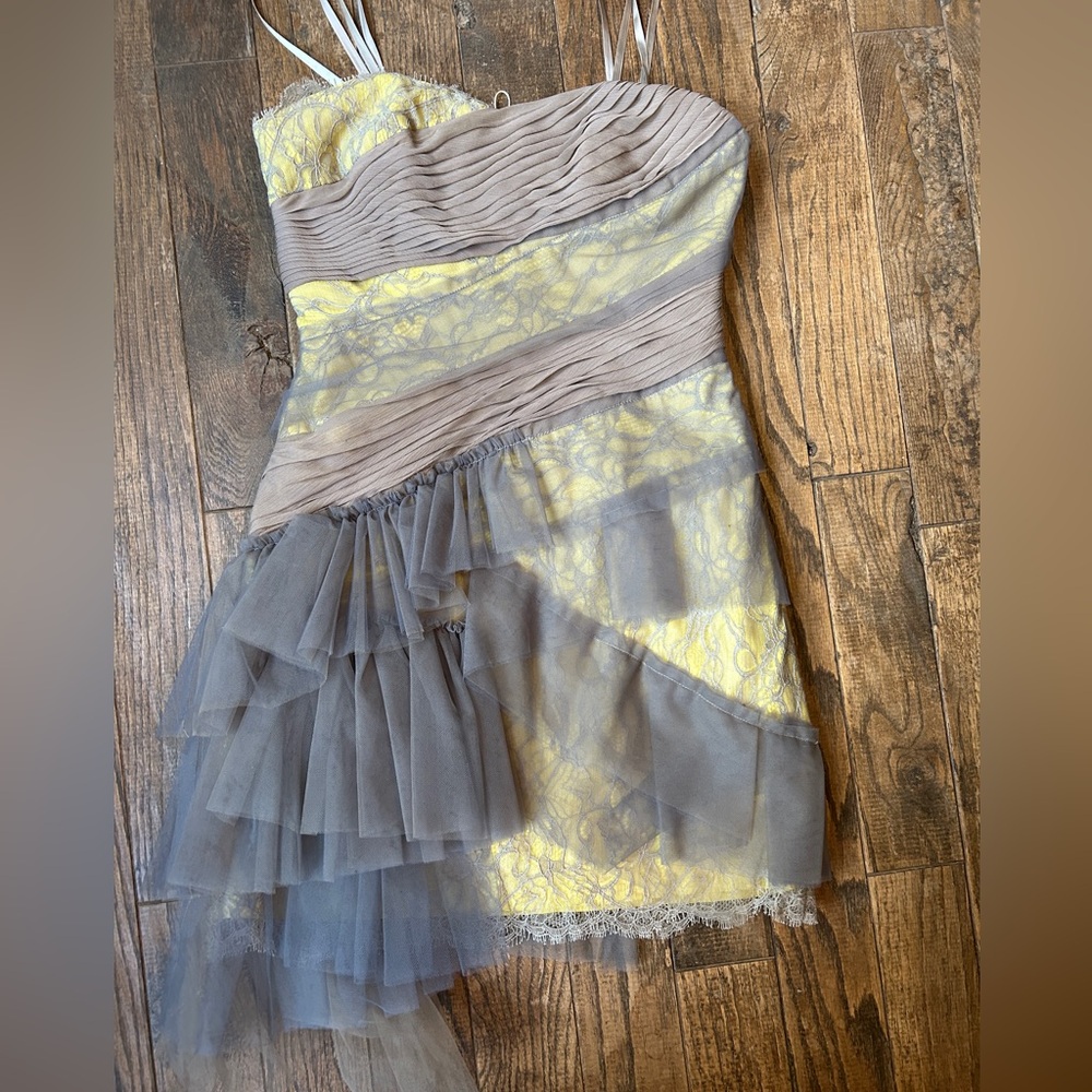 EUC BCBGMaxAzria Runway Strapless Dress Sz 6